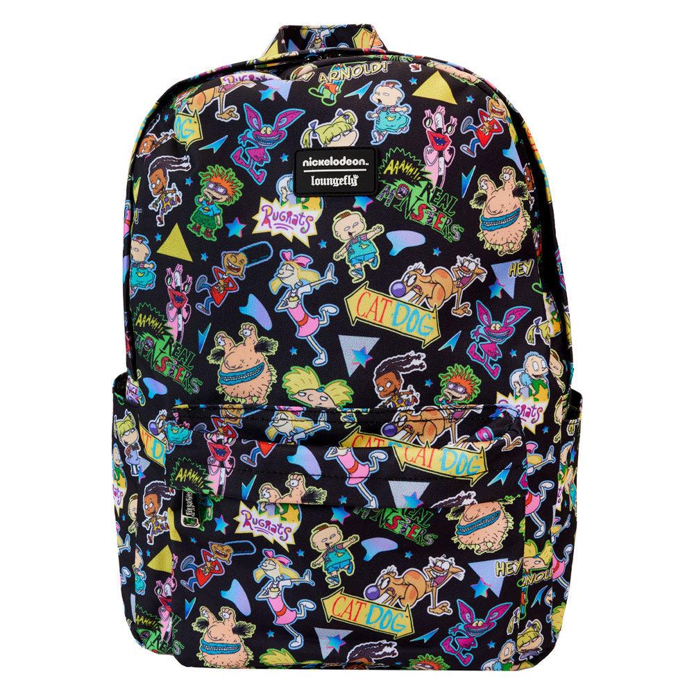 Loungefly Nickelodeon Character All-Over Print Nylon Backpack - Ginga Toys