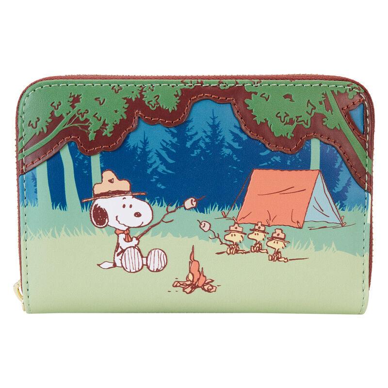 Loungefly Peanuts 50th Anniversary Snoopy's Beagle Scouts Zip Around Wallet - Ginga Toys