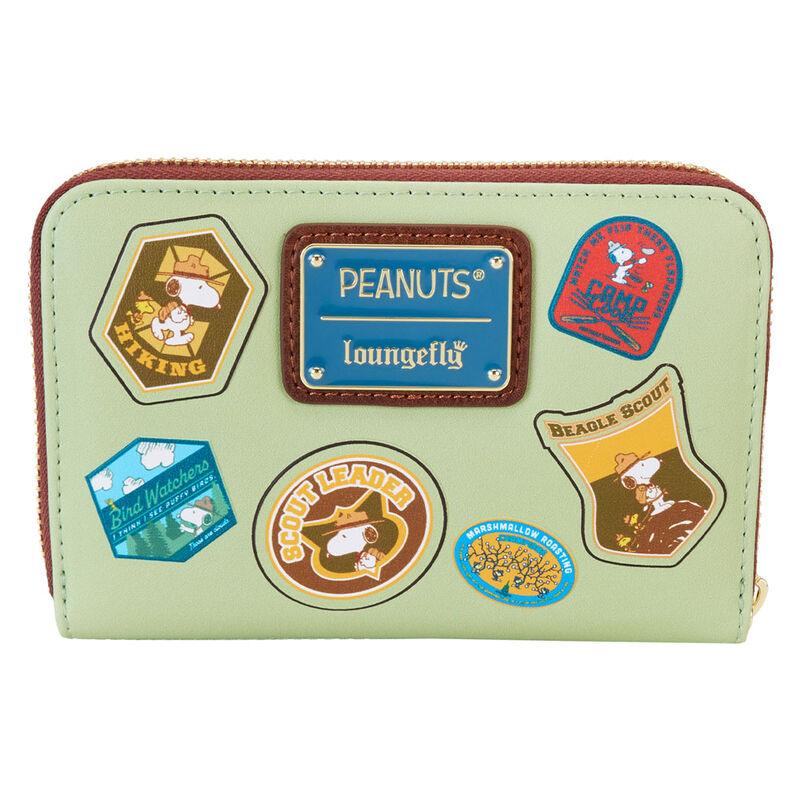 Loungefly Peanuts 50th Anniversary Snoopy's Beagle Scouts Zip Around Wallet - Ginga Toys