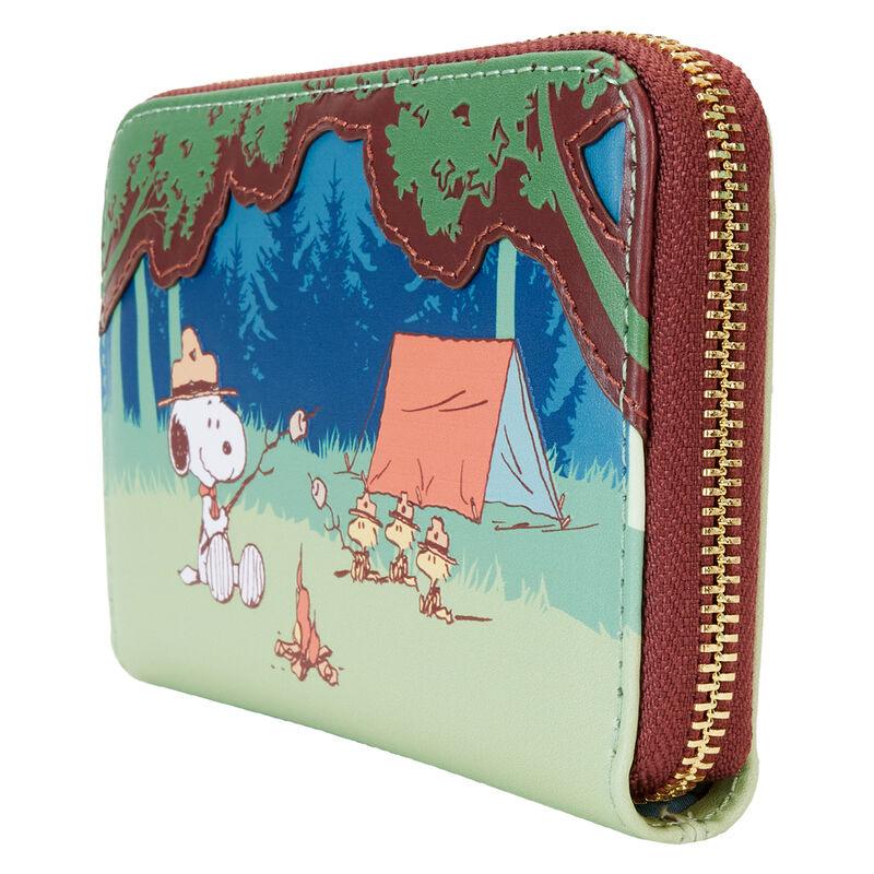 Loungefly Peanuts 50th Anniversary Snoopy's Beagle Scouts Zip Around Wallet - Ginga Toys