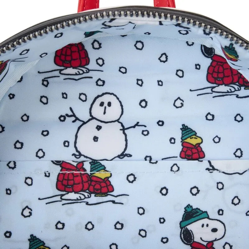 Loungefly Peanuts Snoopy Snow Day Mini Backpack - Ginga Toys