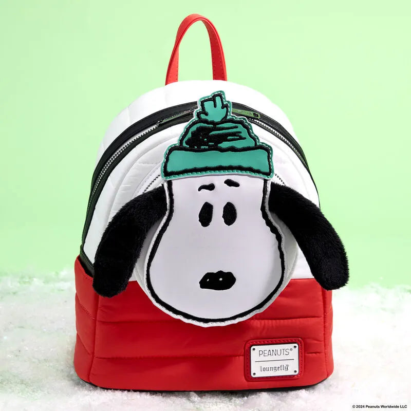 Loungefly Peanuts Snoopy Snow Day Mini Backpack - Ginga Toys