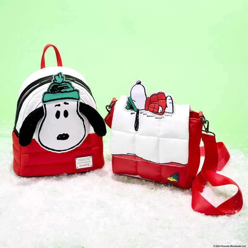 Loungefly Peanuts Snoopy Snow Day Mini Backpack - Ginga Toys