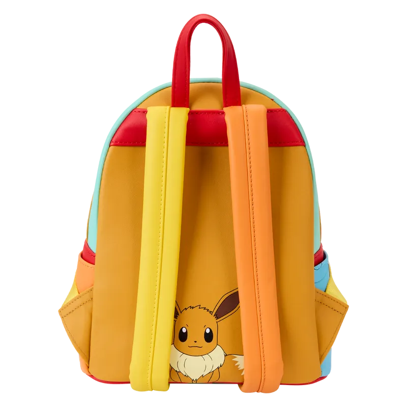 Loungefly Pokémon Color Block Starters Mini Backpack - Ginga Toys