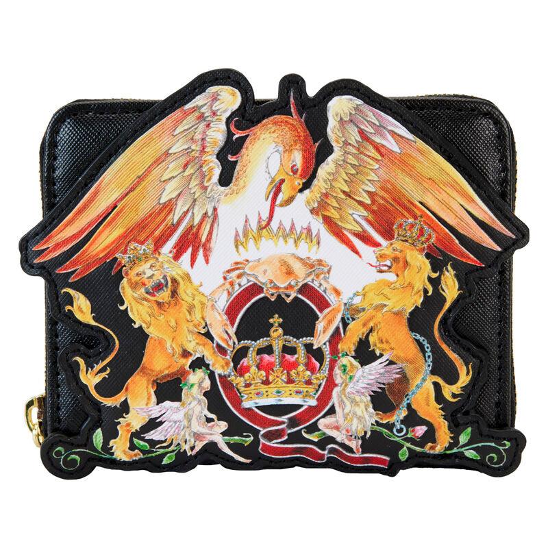 Loungefly Queen Crest Logo Zip Around Wallet - Ginga Toys