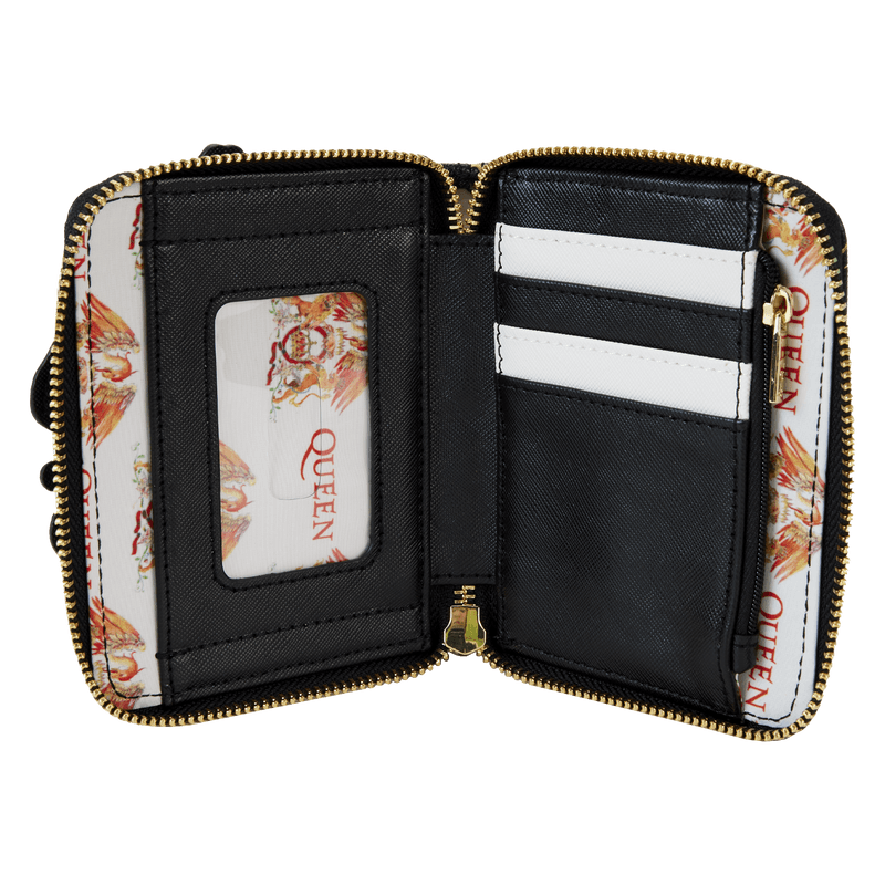 Loungefly Queen Crest Logo Zip Around Wallet - Ginga Toys