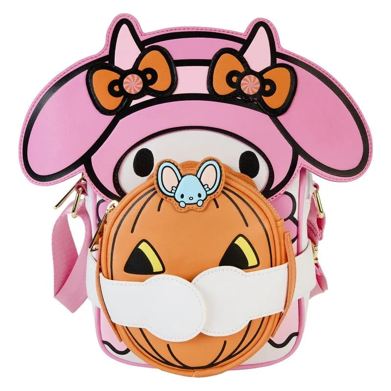 Loungefly Sanrio My Melody Pumpkin Crossbuddies® Cosplay Crossbody Bag with Coin Bag - Ginga Toys