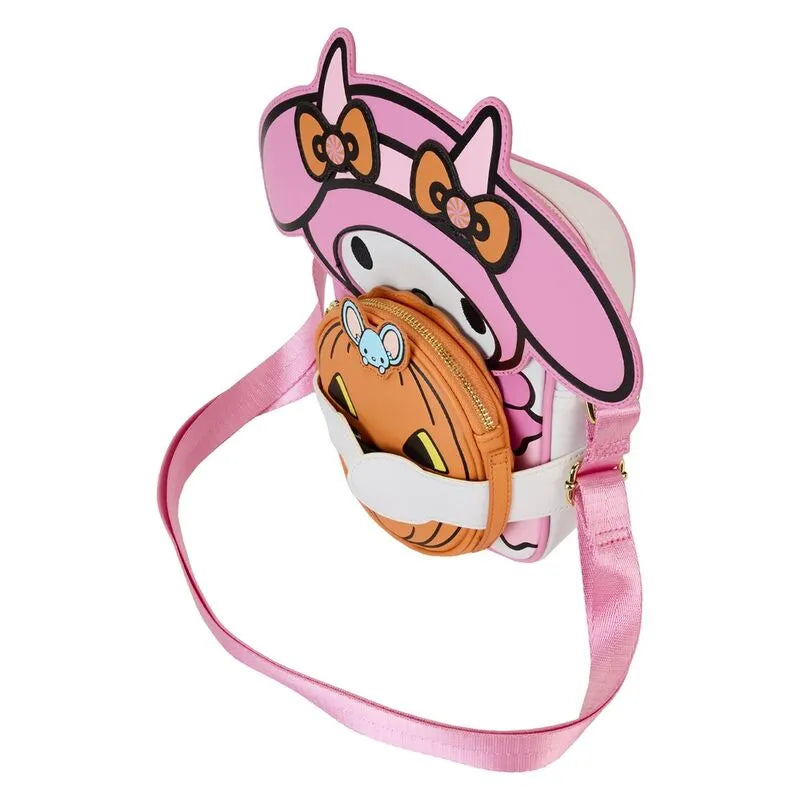 Loungefly Sanrio My Melody Pumpkin Crossbuddies® Cosplay Crossbody Bag with Coin Bag - Ginga Toys