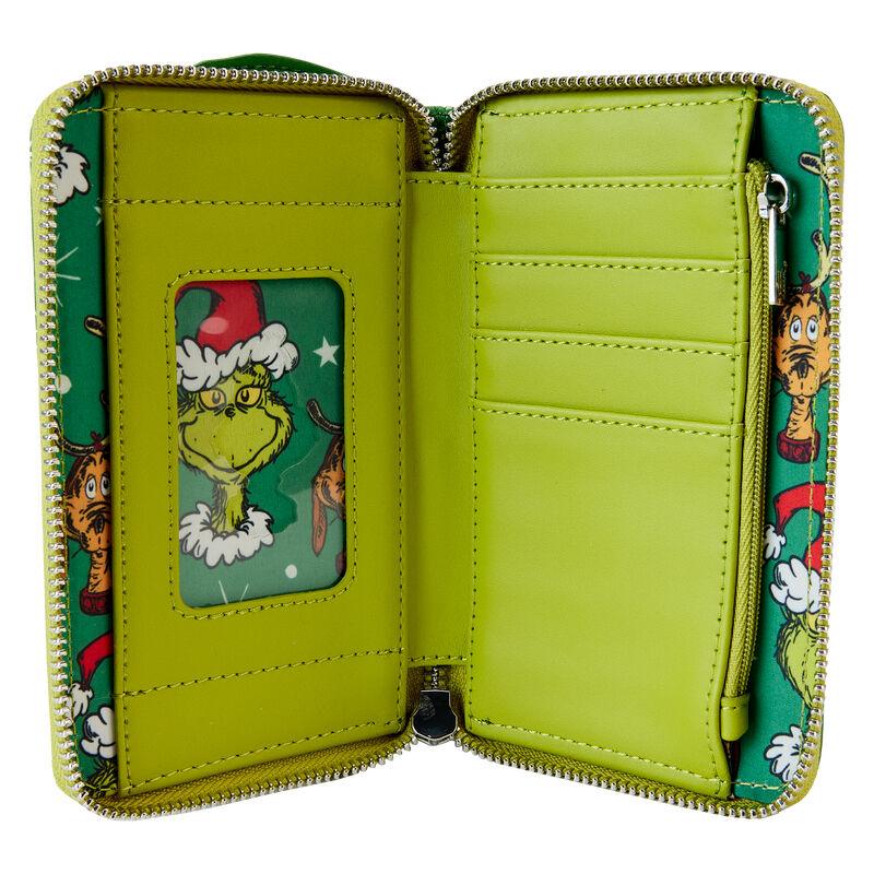 Loungefly Santa Grinch and Max - Dr. Seuss Christmas Zip Around wallet - Loungefly - Ginga Toys