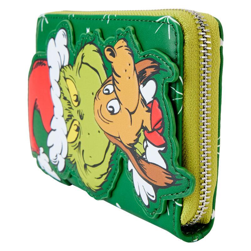 Loungefly Santa Grinch and Max - Dr. Seuss Christmas Zip Around wallet - Loungefly - Ginga Toys