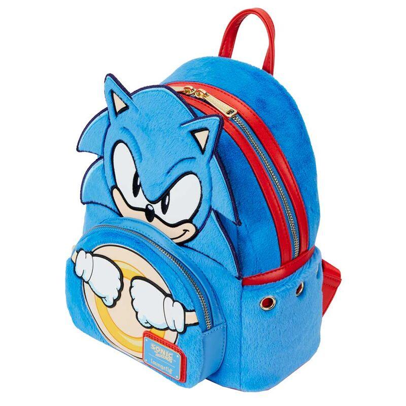 Loungefly Sonic the Hedgehog Classic Cosplay Plush Mini Backpack - Ginga Toys