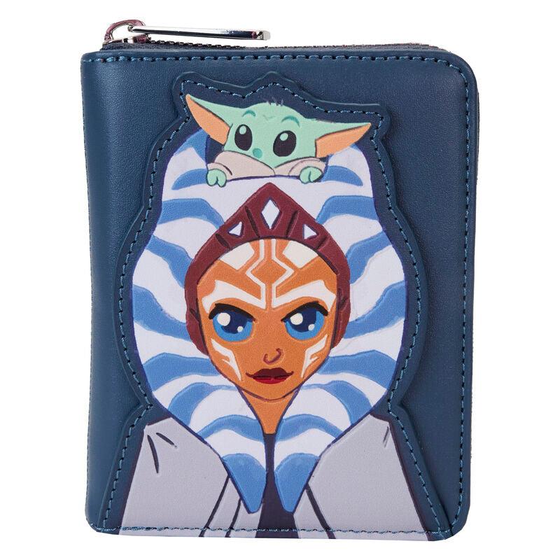 Loungefly Star Wars The Mandalorian Ahsoka & Grogu Precious Cargo Zip Around Wallet - Ginga Toys