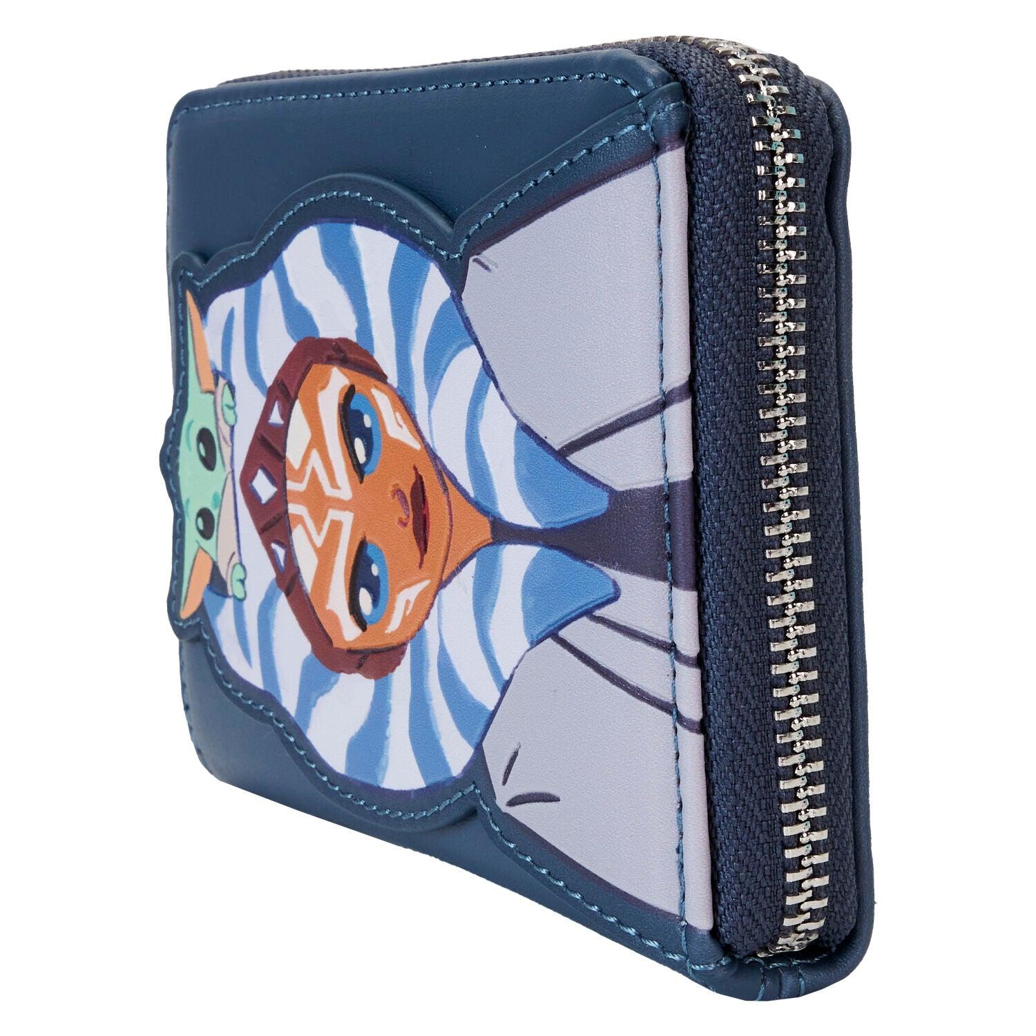 Loungefly Star Wars The Mandalorian Ahsoka & Grogu Precious Cargo Zip Around Wallet - Ginga Toys