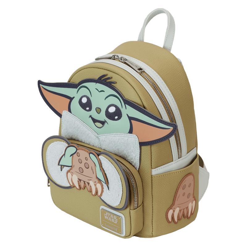 Loungefly Star Wars The Mandalorian Grogu & Crabbies Cosplay Mini Backpack - Ginga Toys