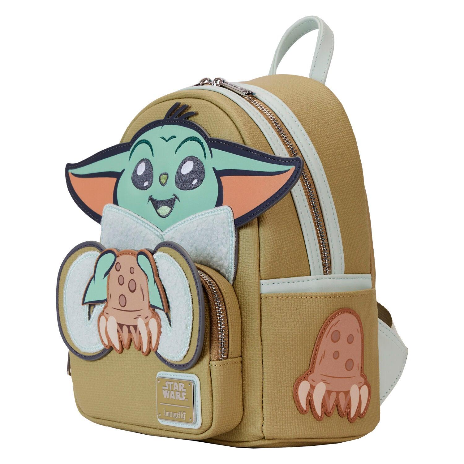 Loungefly Star Wars The Mandalorian Grogu & Crabbies Cosplay Mini Backpack - Ginga Toys