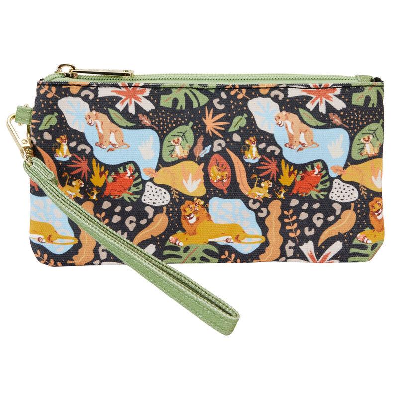 Loungefly The Lion King 30th Anniversary All-Over Print Canvas Zipper Pouch Wristlet - Ginga Toys