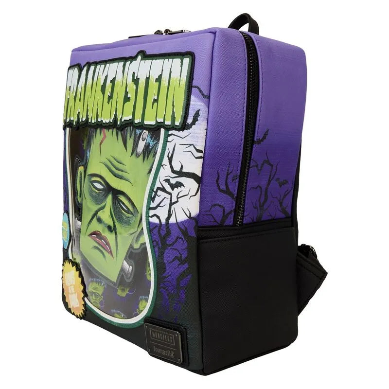 Loungefly Universal Monsters Frankenstein Mask Glow Mini Backpack With Coin Bag - Ginga Toys