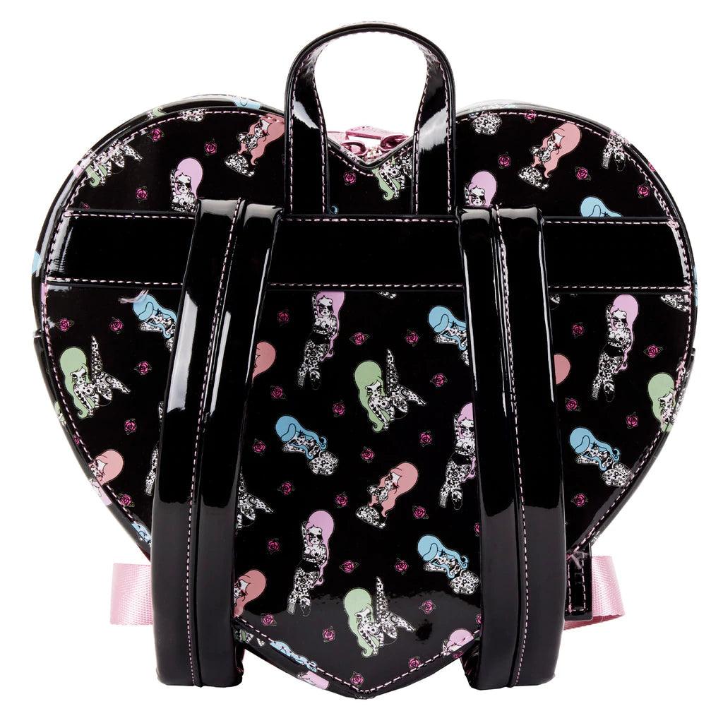 Loungefly Valfre Lucy Tattoo Heart Mini Backpack - Loungefly - Ginga Toys