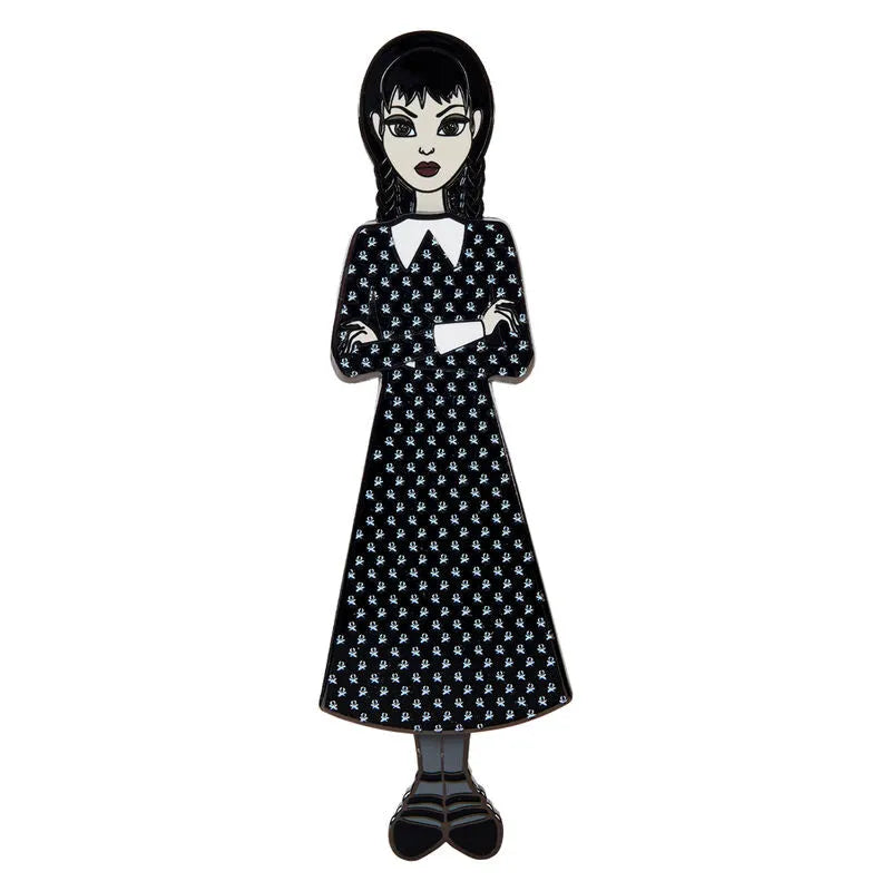 Loungefly Wednesday Addams Paper Doll Magnetic Pin Set - Ginga Toys