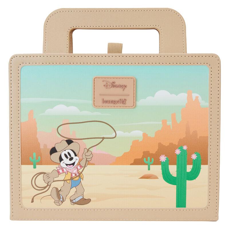 Loungefly Western Mickey & Minnie Lunchbox Stationery Notebook Journal - Loungefly - Ginga Toys