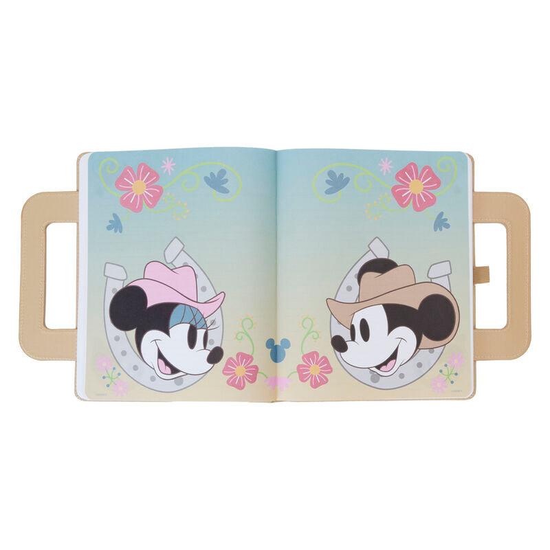 Loungefly Western Mickey & Minnie Lunchbox Stationery Notebook Journal - Loungefly - Ginga Toys