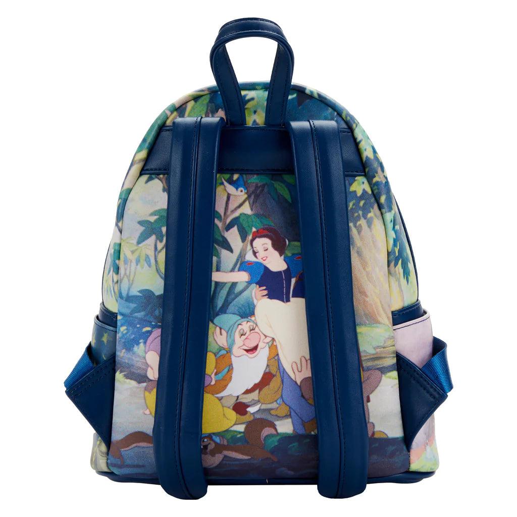 Disney Snow White and the deals Seven Dwarfs Loungefly mini backpack