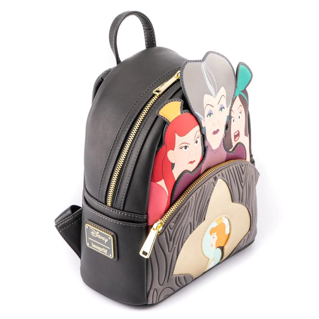 Loungefly X Disney Cinderella Evil Stepmother and Stepsisters Villains Scene Mini Backpack - Loungefly - Ginga Toys