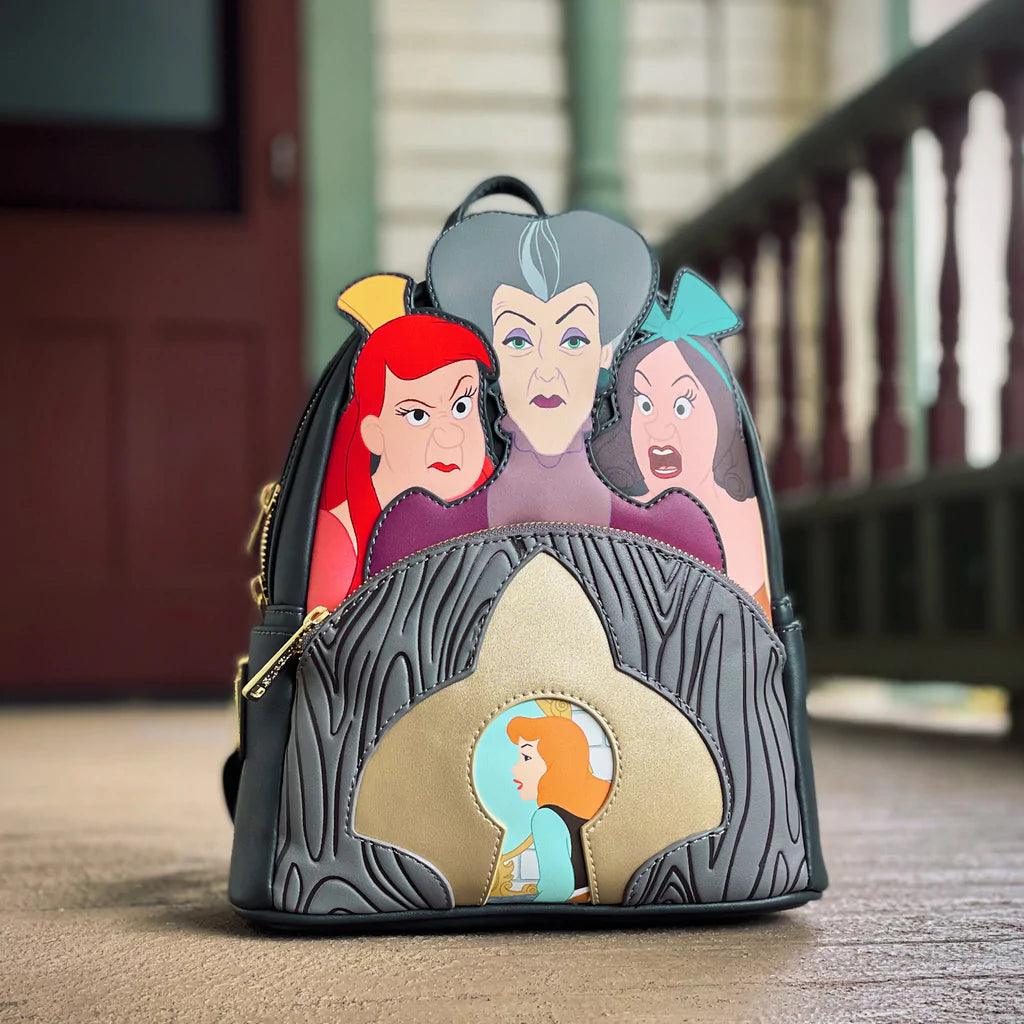 Loungefly X Disney Cinderella Evil Stepmother and Stepsisters Villains Scene Mini Backpack - Loungefly - Ginga Toys