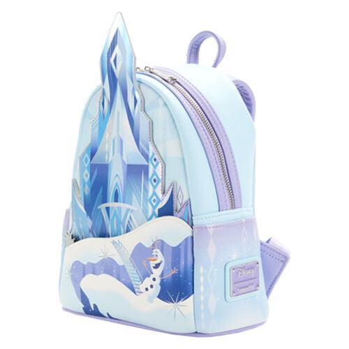 Loungefly Disney Minnie Mouse Baby Blue Iridescent Princess Mini Backpack