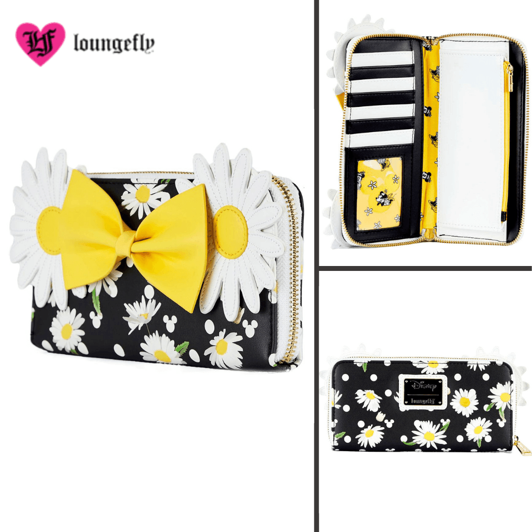 Loungefly X Disney Minnie Mouse Daisy Zip Around Wallet - Loungefly - Ginga Toys