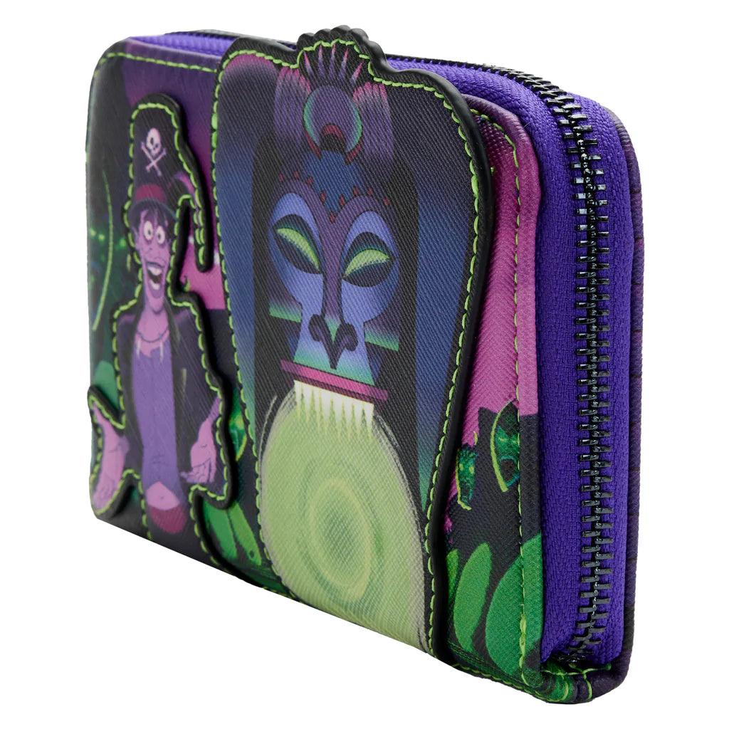 Loungefly X Disney The Princess and the Frog Dr. Facilier Glow in the Dark Zip Around Wallet - Loungefly - Ginga Toys