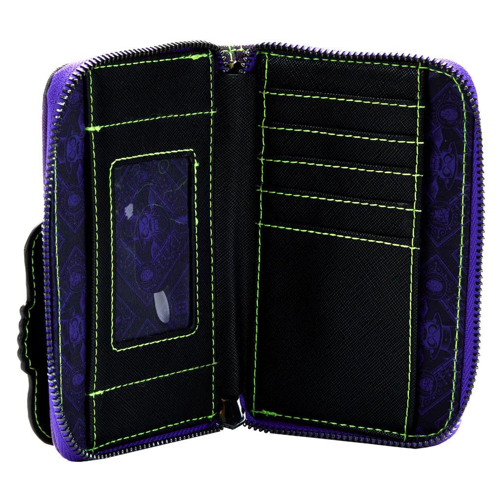 Loungefly X Disney The Princess and the Frog Dr. Facilier Glow in the Dark Zip Around Wallet - Loungefly - Ginga Toys