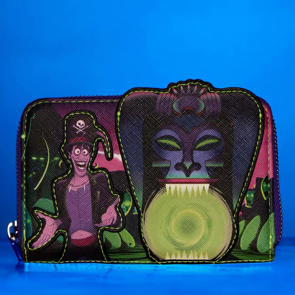 Loungefly X Disney The Princess and the Frog Dr. Facilier Glow in the Dark Zip Around Wallet - Loungefly - Ginga Toys