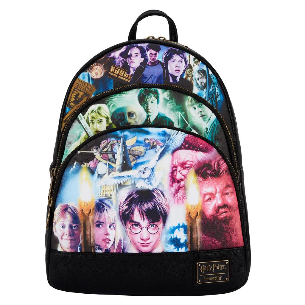 Loungefly X Harry Potter Trilogy Triple Pocket Mini Backpack - Loungefly - Ginga Toys