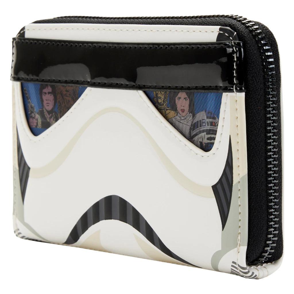 Loungefly X Star Wars Stormtrooper Lenticular Cosplay Zip Around Wallet - Loungefly - Ginga Toys