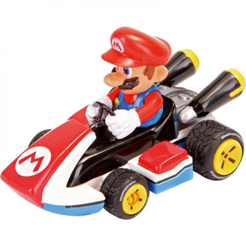 Mario Kart - Mario Pull Speed set 3 Toy cars (Wii, MK8, Mach 8) - Carrera - Ginga Toys