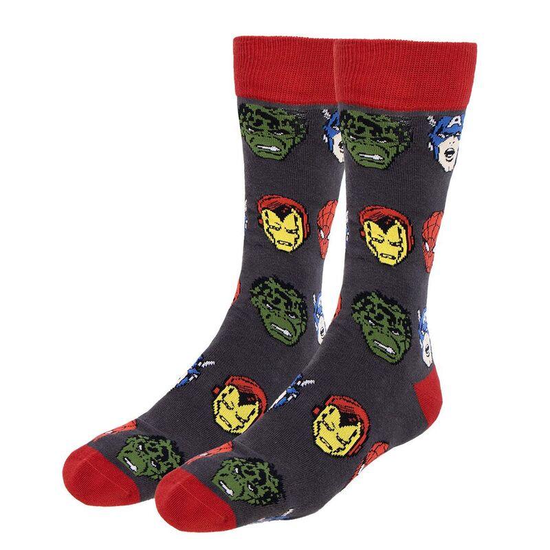 Marvel Adult Socks Pack 3 Pieces Gift Box 36/41 - Cerda - Ginga Toys