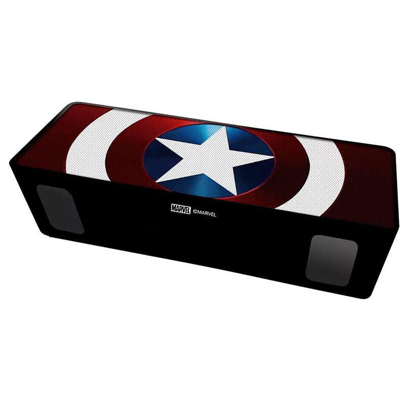 Marvel Captain America Red Portable wireless 10W 2.1 stereo speaker - Ert Group - Ginga Toys