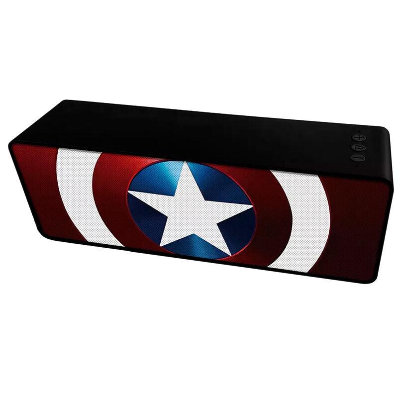 Marvel Captain America Red Portable wireless 10W 2.1 stereo speaker - Ert Group - Ginga Toys