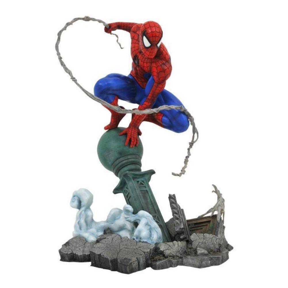 Marvel Comics Gallery Spider-Man (Lamppost) Diorama Figure - Diamond Select - Ginga Toys