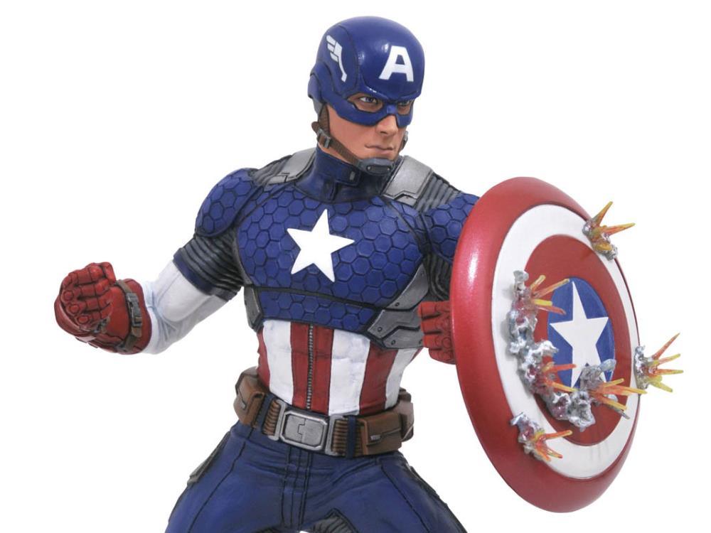 Marvel Gallery Captain America Diorama Statue - Diamond Select - Ginga Toys