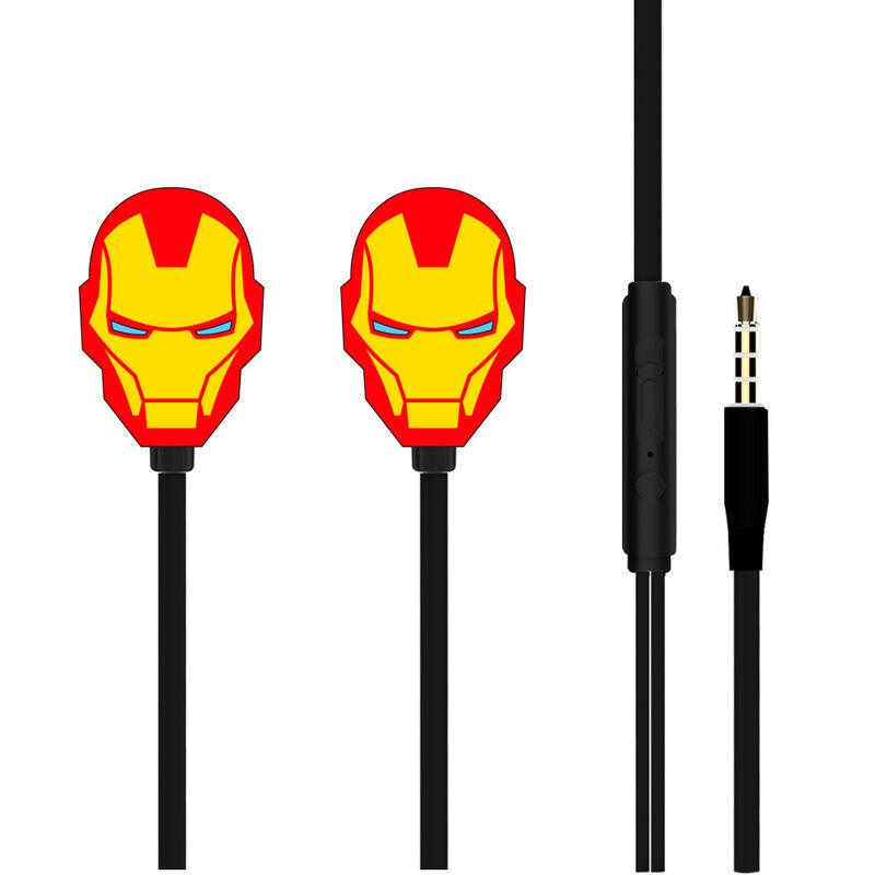 Marvel Iron Man Children Earphones - Ert Group - Ginga Toys