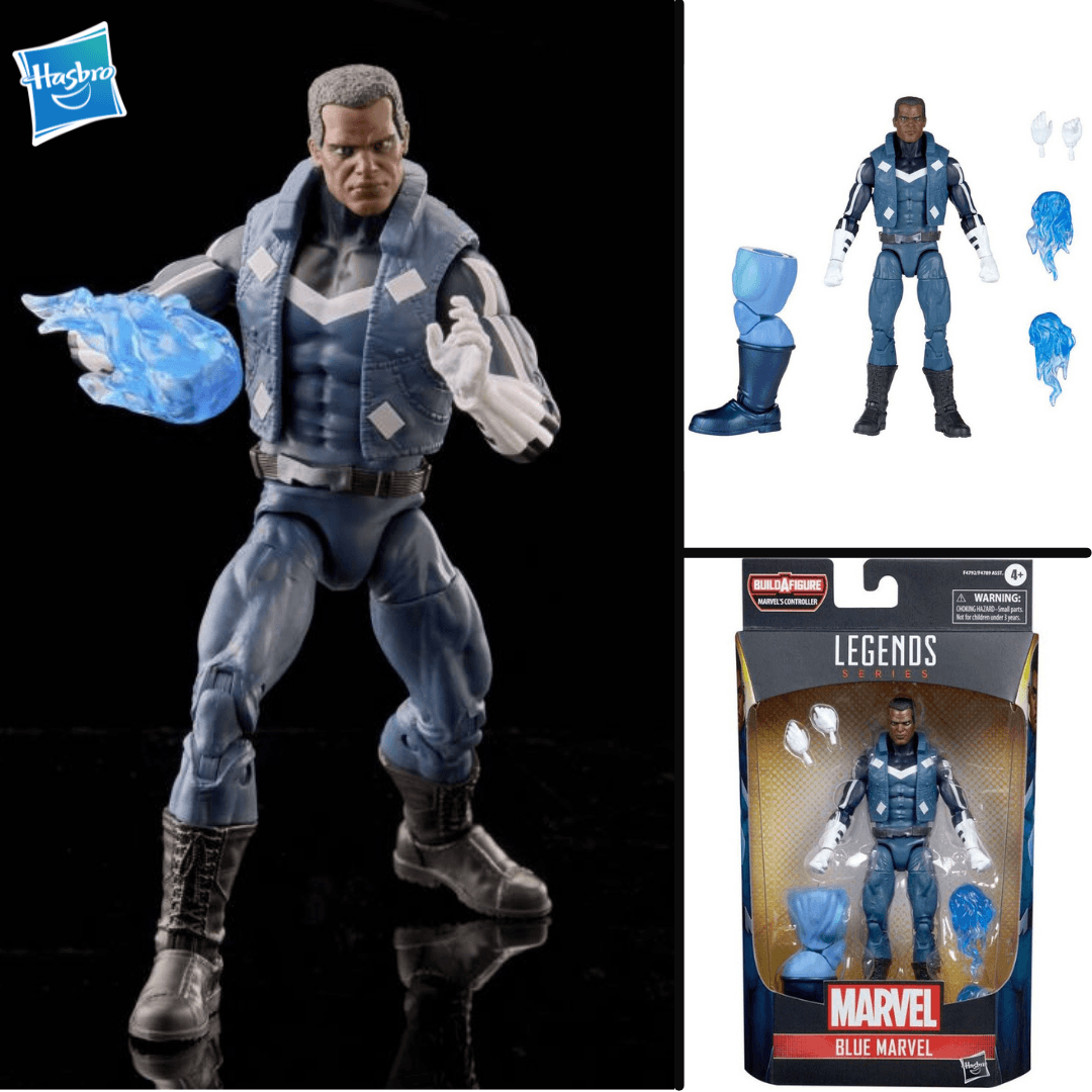 Marvel Legends Blue Marvel (Classic) (Marvel's Controller BAF) Action Figure - Hasbro - Ginga Toys