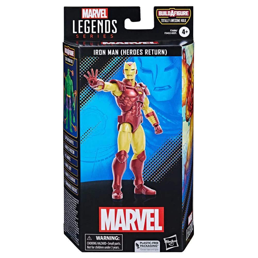 Marvel Legends Iron Man (Heroes Return) (Totally Awesome Hulk BAF) - Ginga Toys