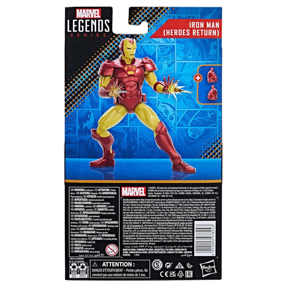 Marvel Legends Iron Man (Heroes Return) (Totally Awesome Hulk BAF) - Ginga Toys