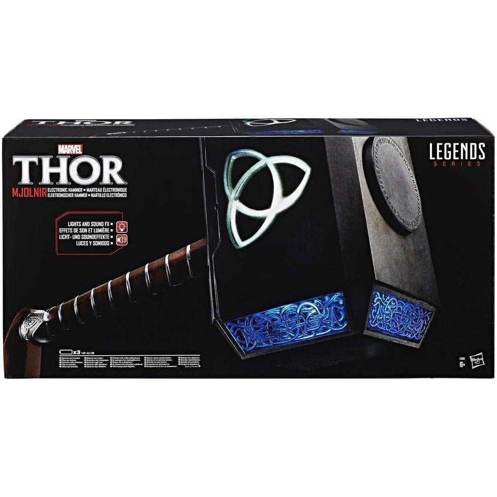 Marvel Legends Thor Mjolnir Electronic Hammer Replica - Hasbro - Ginga Toys