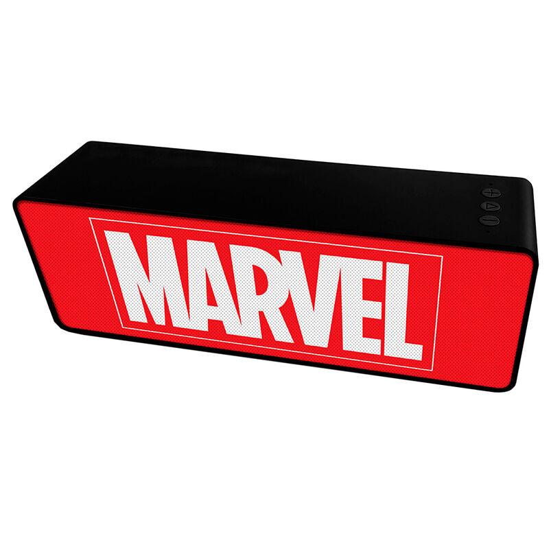 Marvel Logo Red Portable wireless 10W 2.1 stereo speaker - Ert Group - Ginga Toys