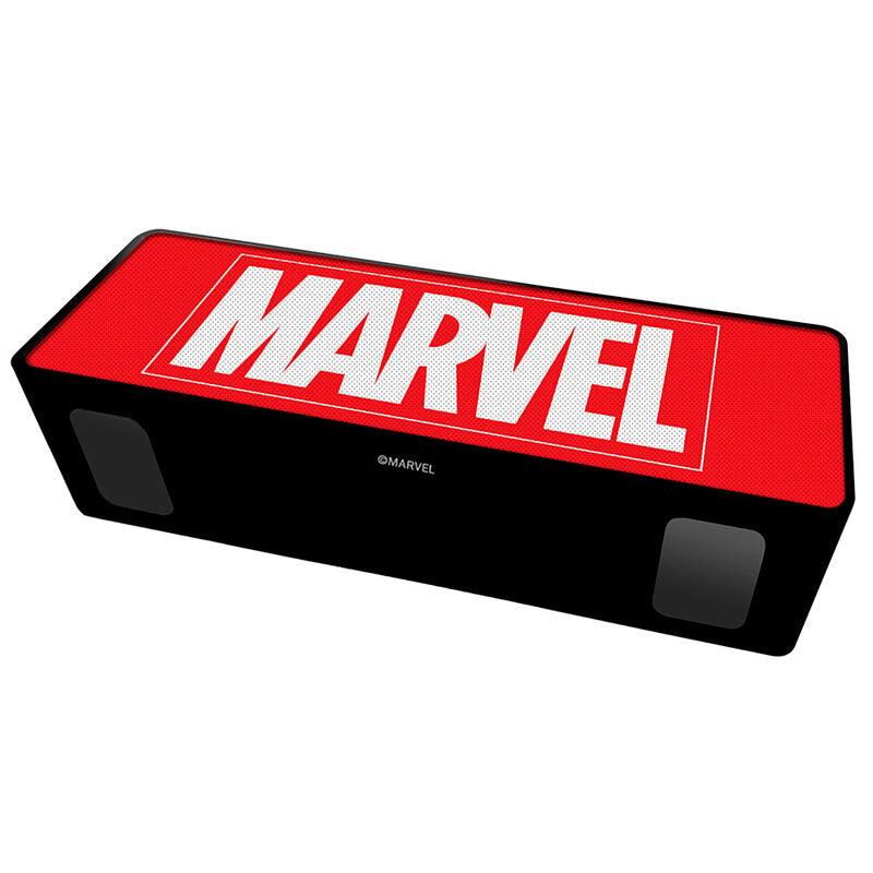 Marvel Logo Red Portable wireless 10W 2.1 stereo speaker - Ert Group - Ginga Toys