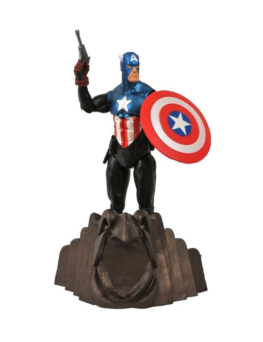Eaglemoss Limited Marvel Movie Collection 1:16 Figurine | Captain America  Team Suit