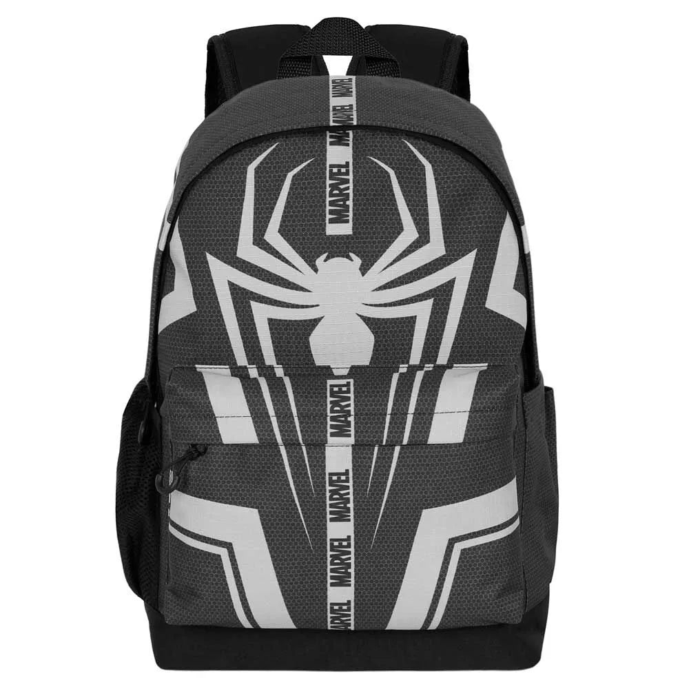 Marvel Spider-Man Black PLUS HS Backpack Spiderman Town - Ginga Toys